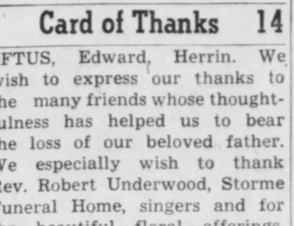 Clipping from Southern Illinoisan